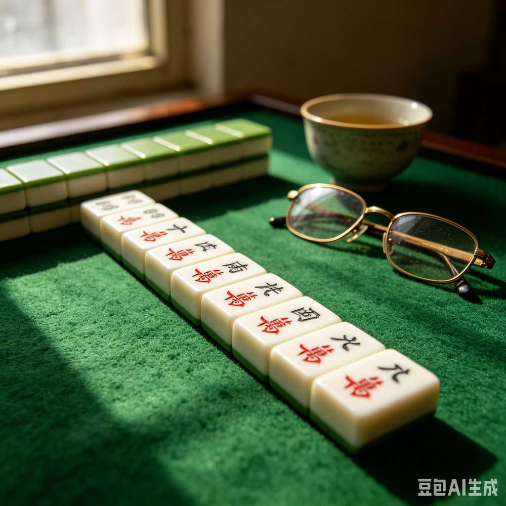 colorful mini mahjong tiles