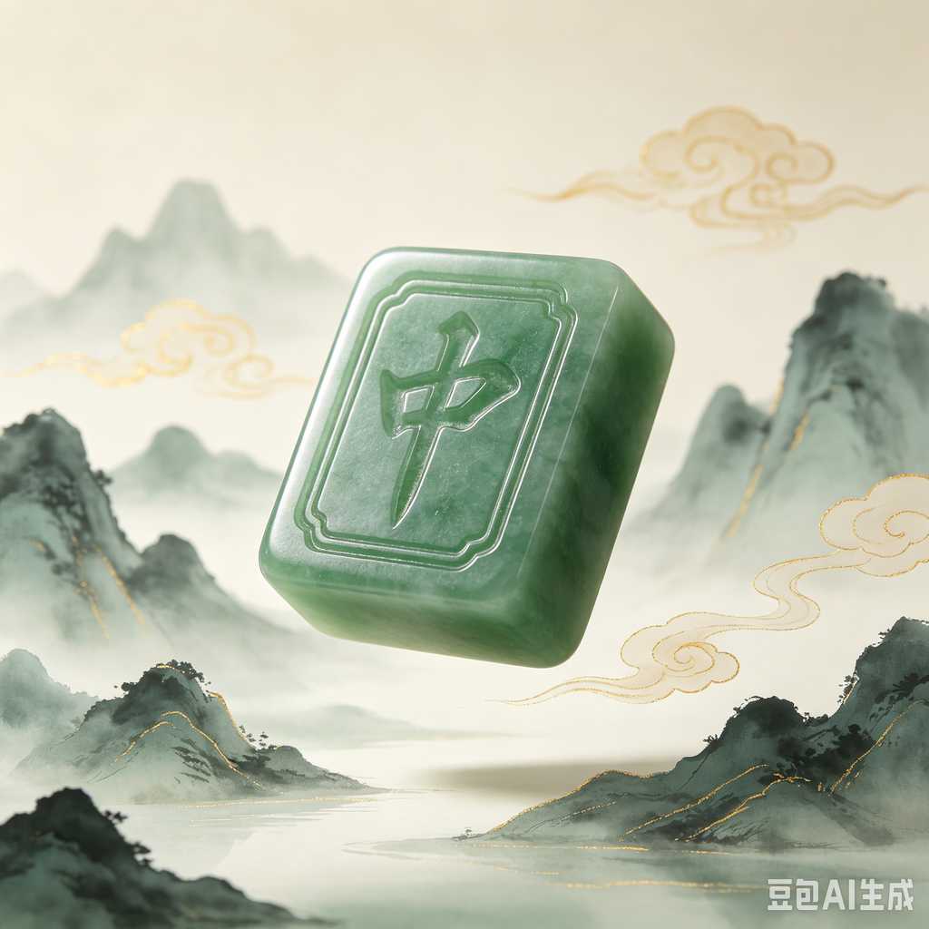 embossed mahjong set design